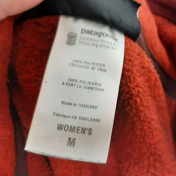 Patagonia Women's Better Sweater 1/4 Zip in Red Delicious sz M - Picture 8 of 9